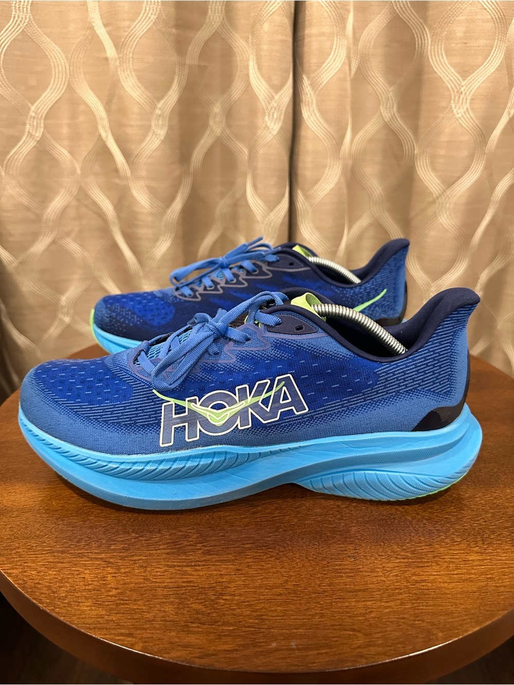 HOKA Men’s Mach 6 "Virtual Blue" Sneakers 1147790 VWT, Size 12